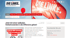 Desktop Screenshot of dielinke-kvmettmann.de