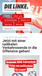 Mobile Screenshot of dielinke-kvmettmann.de